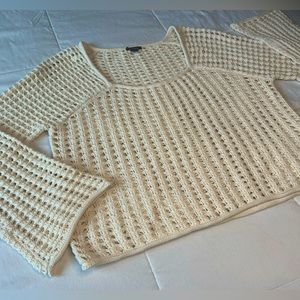WILD FABLE | Creme Knitted Pullover Sweater | Size: S